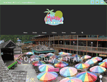 Tablet Screenshot of mangosbarandgrill.com